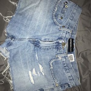 express jean shorts